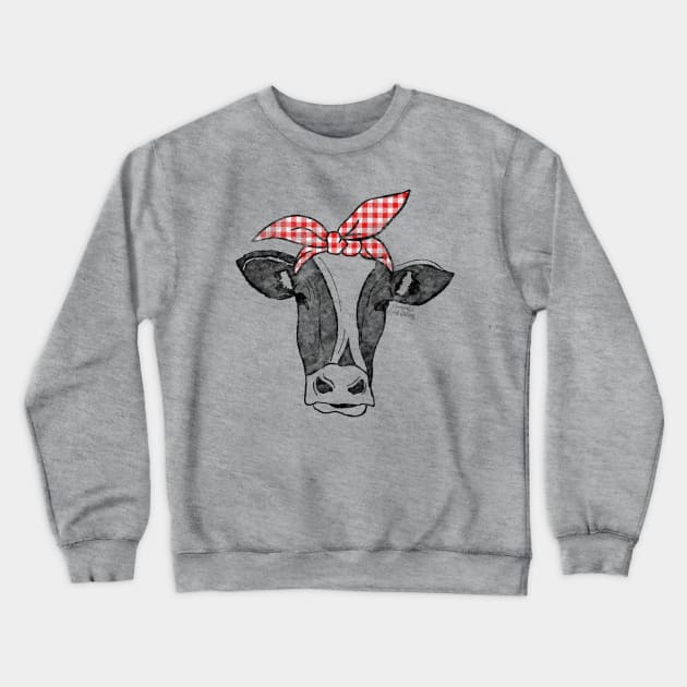 The Cow Crewneck Sweatshirt by Hannah’s Hand Lettering